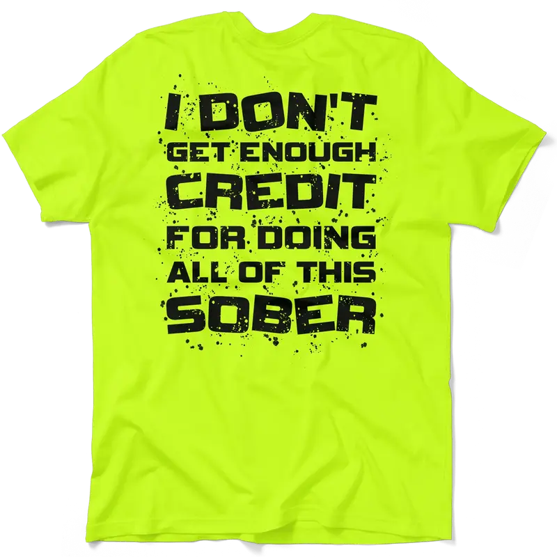 Sober - Safety Yellow T-Shirt