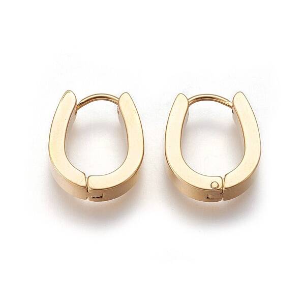 304 Stainless Steel Hoop Earrings