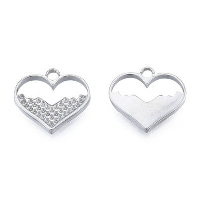 Non-Tarnish 304 Stainless Steel Pendant Rhinestone Settings