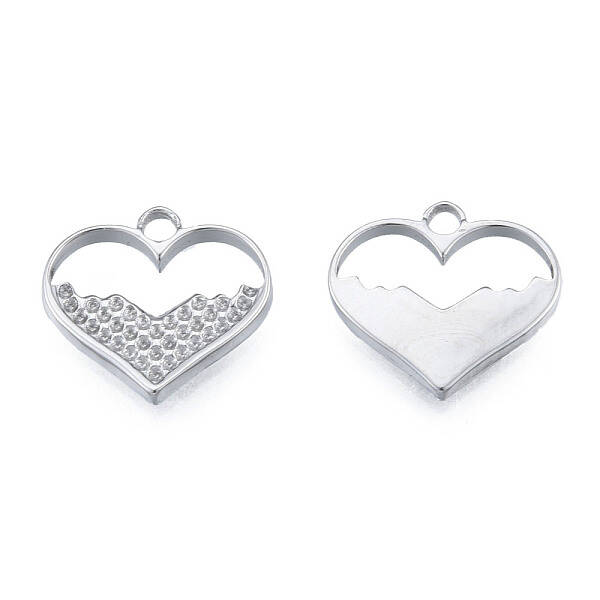 Non-Tarnish 304 Stainless Steel Pendant Rhinestone Settings