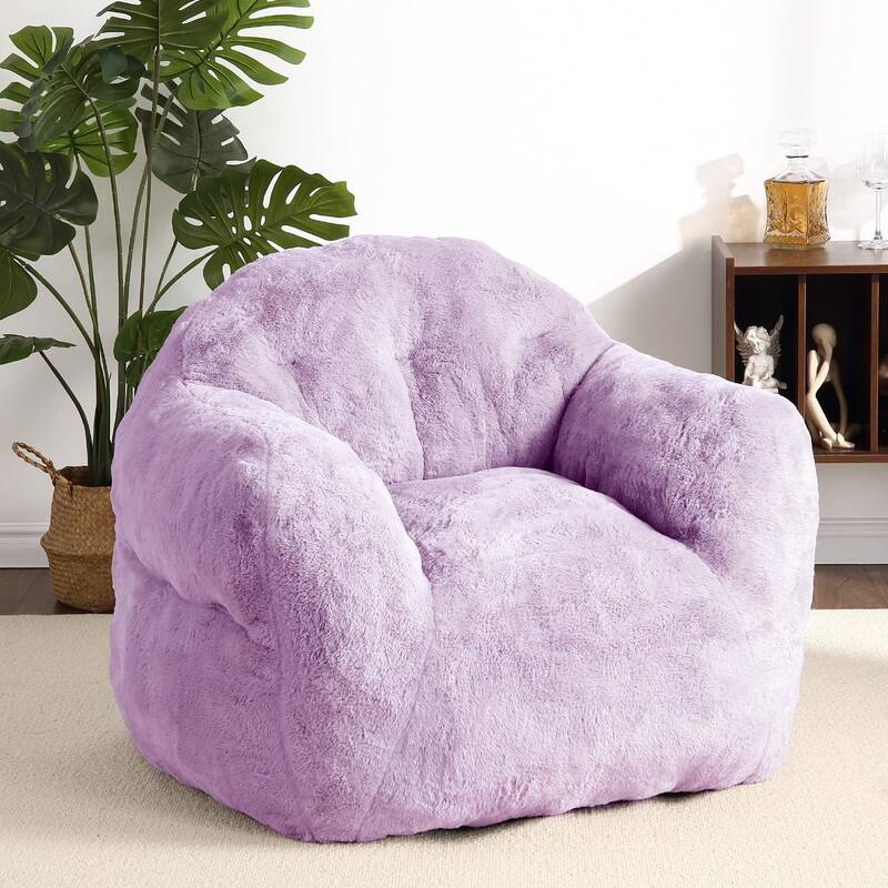 Garvee Bean Bag Chair with Filler, 51” Giant Bean Bag Sofa for Adults Kids, Soft Cozy Large Beanbag Sofa Chair with Armrest...