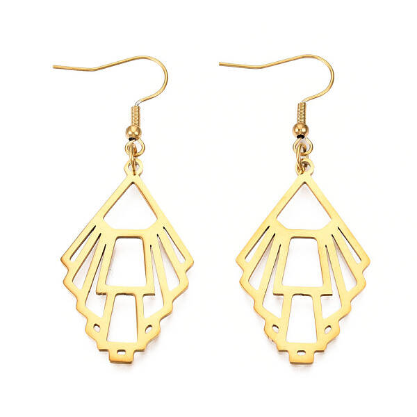 201 Stainless Steel Dangle Earrings