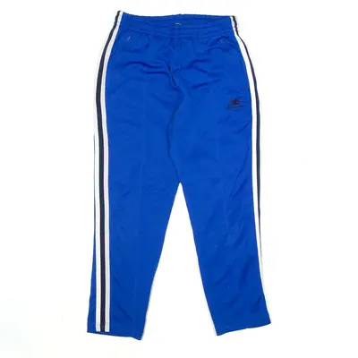 NEW BALANCE Track Pants Blue Straight Boys XL W26 L24