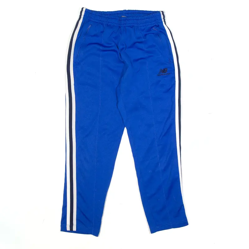 NEW BALANCE Track Pants Blue Straight Boys XL W26 L24