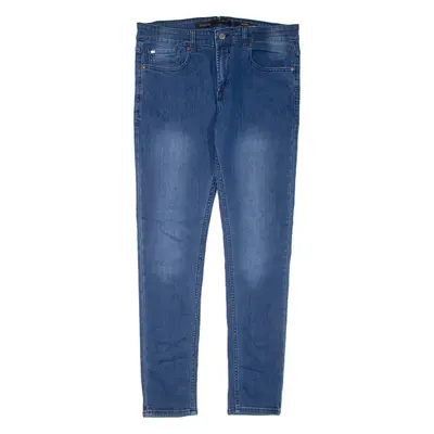 GUESS Miami Womens Jeans Blue Regular Skinny Stone Wash W34 L32