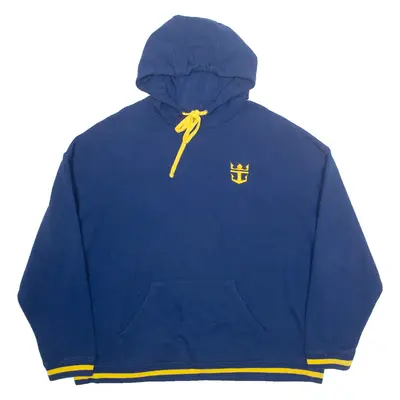 ROYAL CARIBBEAN Mens Blue Hoodie XL