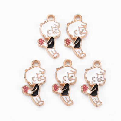 Alloy Enamel Pendants