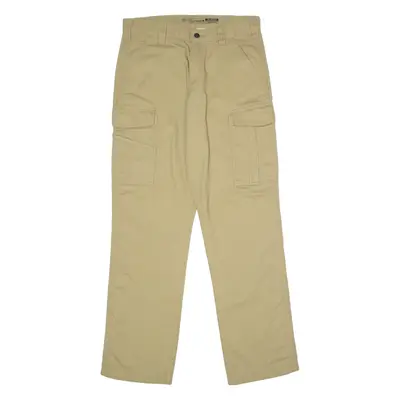 CARHARTT Carpenter Mens Canvas Trousers Beige Relaxed Straight W32 L32