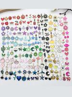 Mixed Color Enamel Charms, Fashionable Alloy  Charms for Jewelry Making, Diy Accessories for Necklace Bracelet Earring