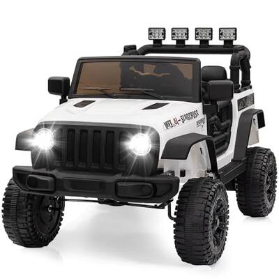 Garvee Ride - P Series: 12V Kids Electric Vehicles with Remote Control, 2 Speeds, Spring Suspension, LED Headlight, Bluetooth...