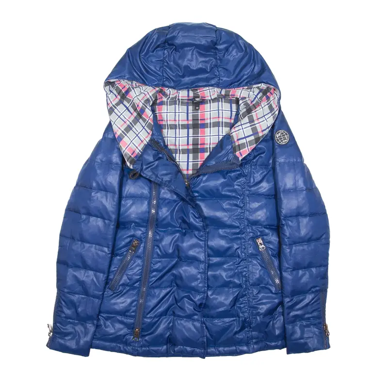 PAUL FRANK Down Insulated Puffer Jacket Blue Womens XS