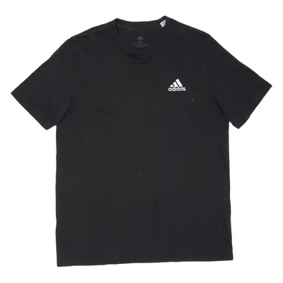 ADIDAS Mens T-Shirt Black M