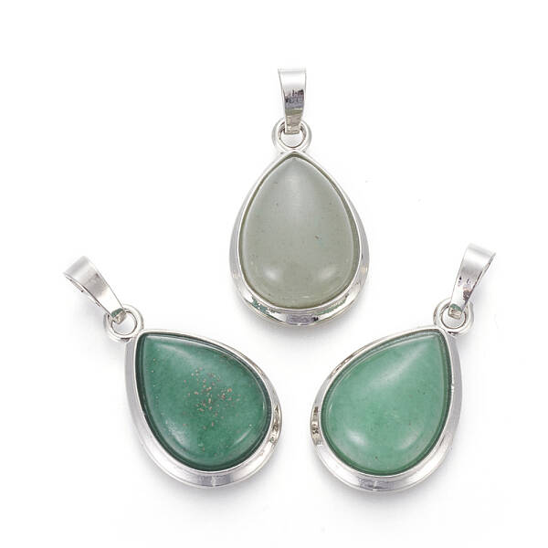 Natural Green Aventurine Pendants