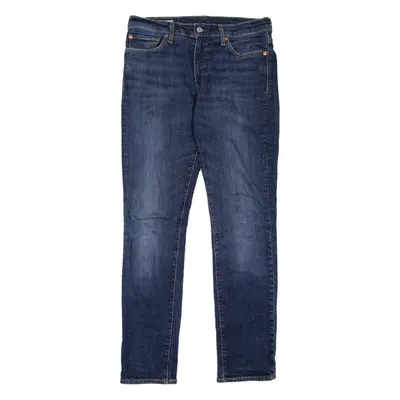 LEVI'S 511 BIG E Jeans Mens Blue Slim Straight Stone Wash W32 L32