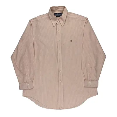 Ralph Lauren Striped Shirt - XL Beige Cotton | Size: x-large