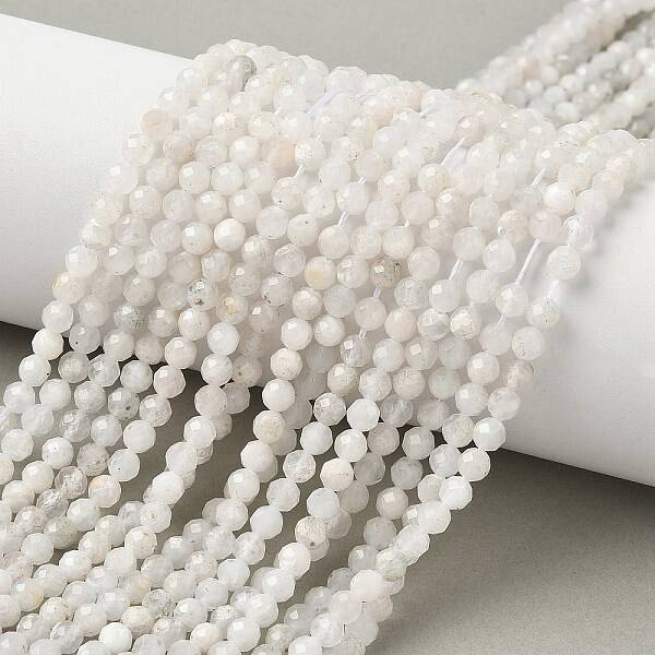 Natural Rainbow Moonstone Beads Strands