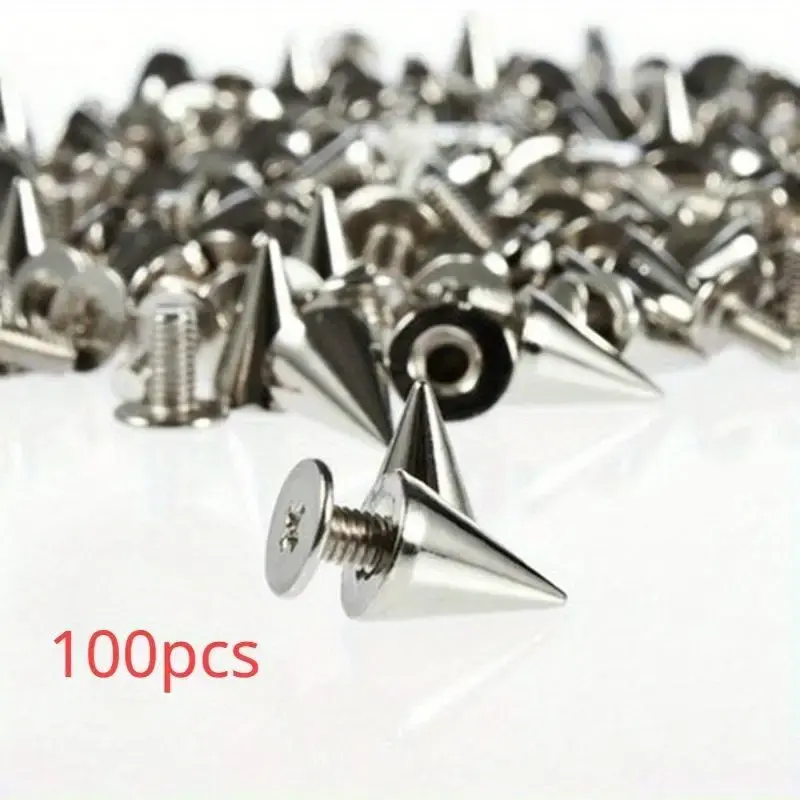 Punk Spike Rivet, Cone Rivet, Multi-application Rivet for Clothes, Bag, Shoes, Hat, Jeans, DIY Accessories for Daily Use