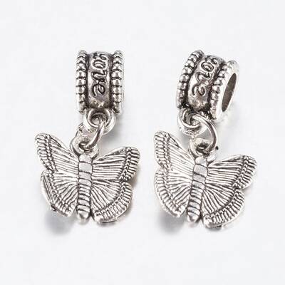 Tibetan Style Alloy European Dangle Charms