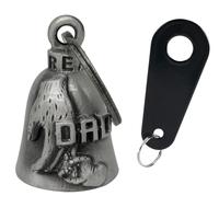 Dream Apparel Son Holding Dad's Finger Bell, Christmas/Halloween Bell, Gremlin/Guardian Motorcycle Bell/Motorcycle Key Chain ...