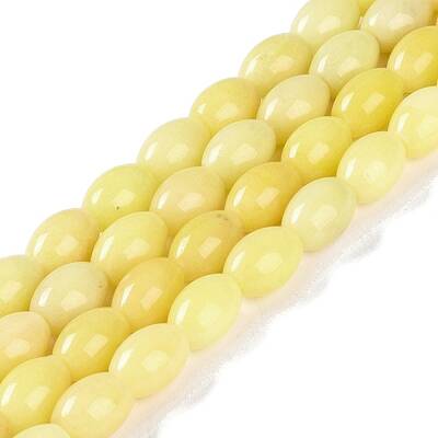 Natural Yellow Jade Beads Strands