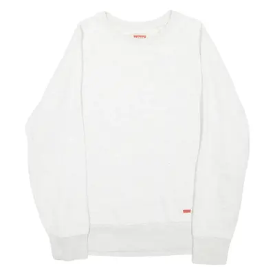 LEVI'S STRAUSS & CO Mens Sweatshirt Grey Crew Neck S