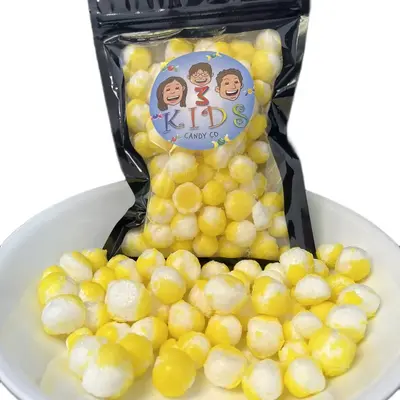 3 kids candy Freeze Dried Lemon Puffs Candy Snack