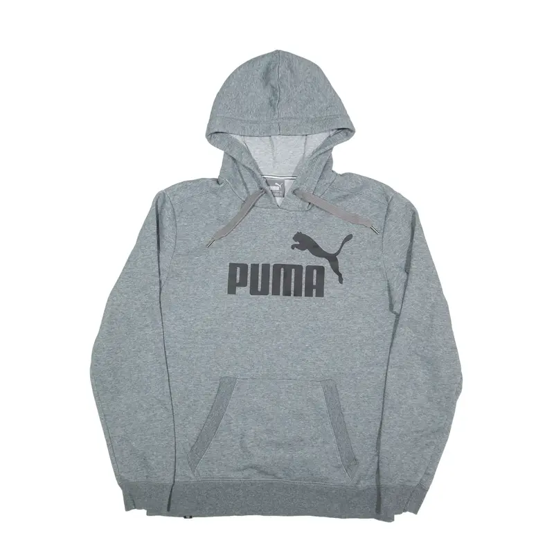 PUMA Hoodie Grey Pullover Mens M