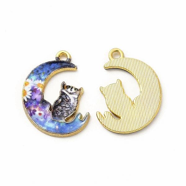 Alloy Printed Pendants