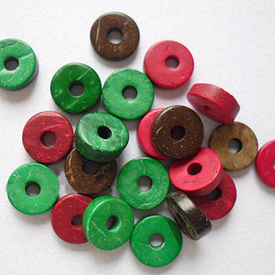 Round Buttons with Single Hole