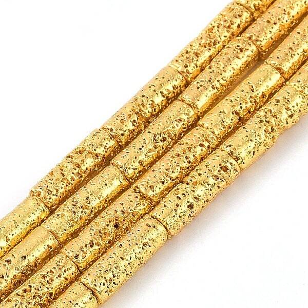 Electroplated Synthetic Non-Magnetic Hematite Beads Strands