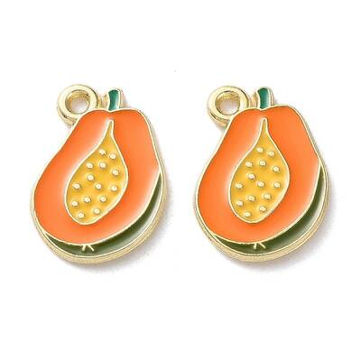 Fruit Alloy Enamel Charms