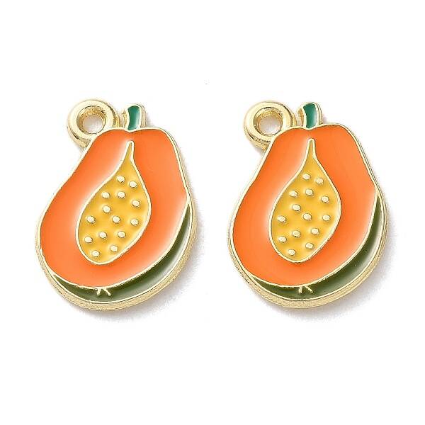 Fruit Alloy Enamel Charms