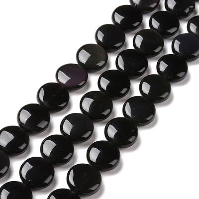 Natural Obsidian Beads Strands