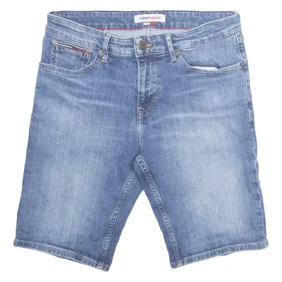 TOMMY JEANS Womens Denim Shorts Blue M W30