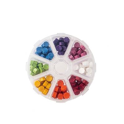 8 Grids Sealing Wax Particles