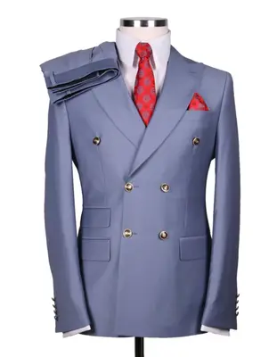 Mens Double breasted Suit - 