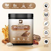 Mushroom Coffee Blend 10-in-1, Immunity&Brain Booster, Mental Clarity&Focus, No Jitters&Crash, Enhanced Energy. Beverage mush...