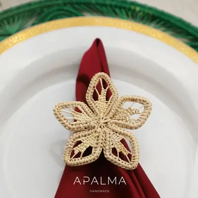 Five-Pointed Star - Napkin Ring - Sold by Set | Packaging: Pack of 4