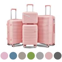 Luggage 4 Piece Sets(14/20/24/28), Hard Shell Lightweight TSA Lock Carry on Expandable Suitcase