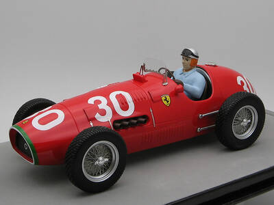 Ferrari 500 #30 Piero Taruffi Winner Formula Two F2 Swiss GP (1952) with Driver Figure Mythos Series Limited Edition to 55 pi...