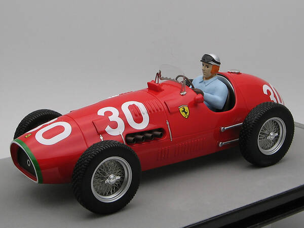 Ferrari 500 #30 Piero Taruffi Winner Formula Two F2 Swiss GP (1952) with Driver Figure Mythos Series Limited Edition to 55 pi...