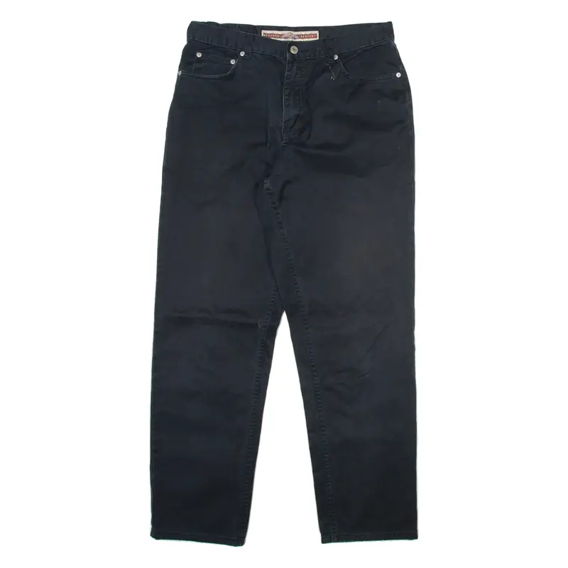 BLUE RIVER Mens Trousers Blue Regular Tapered W31 L30
