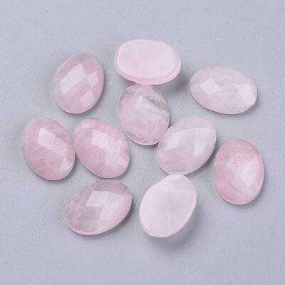 Natural Rose Quartz Cabochons