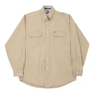 Tommy Hilfiger Shirt - Medium Beige Cotton