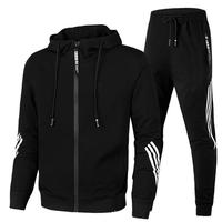 Men's golf sportswear,  sportswear, casual zip-up jacket, casual sportswear ensemble, training sportswear set Athletic Tracks...
