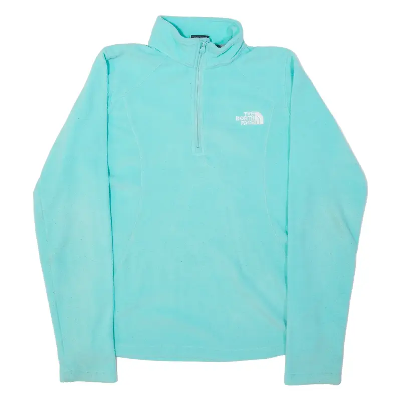 THE NORTH FACE Womens Fleece Blue 1/4 Zip XS