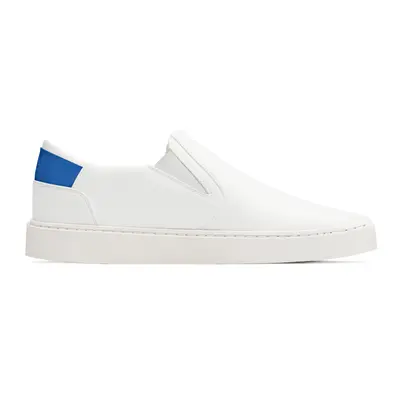 Women's Slip On | White-Blue | Size: 9