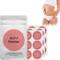 GLP-1 Patches, 30 Count Natural Ingredients Cosmetic Patch