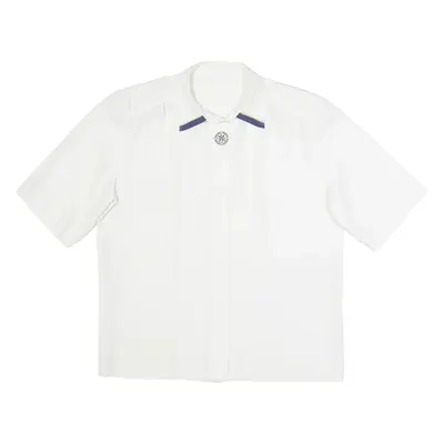 Womens Shirt White Collared L