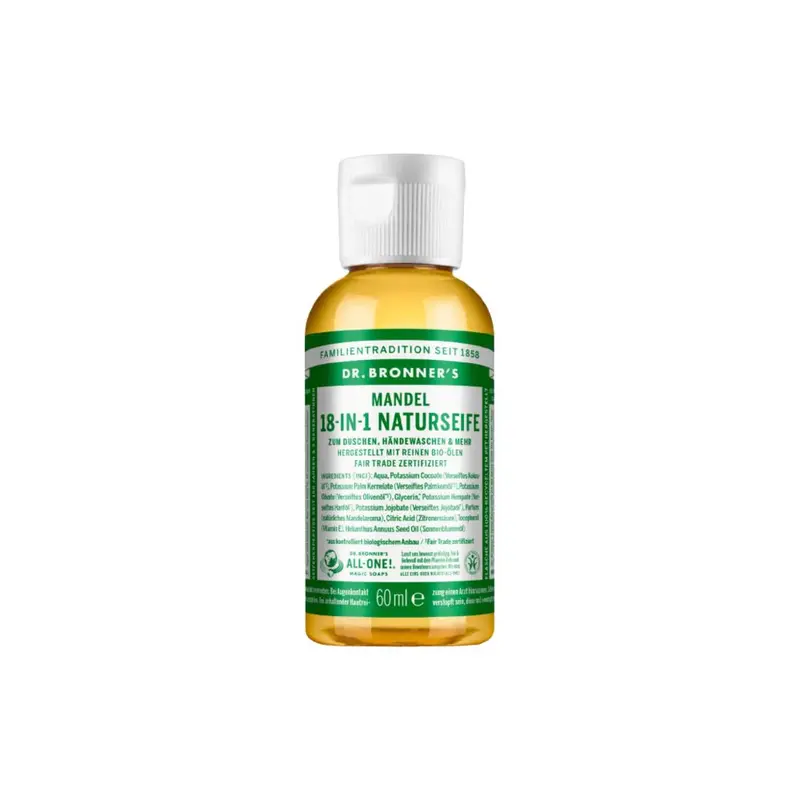 Dr. bronner's Liquid Soap 18in1 - Almonds, 60 ml